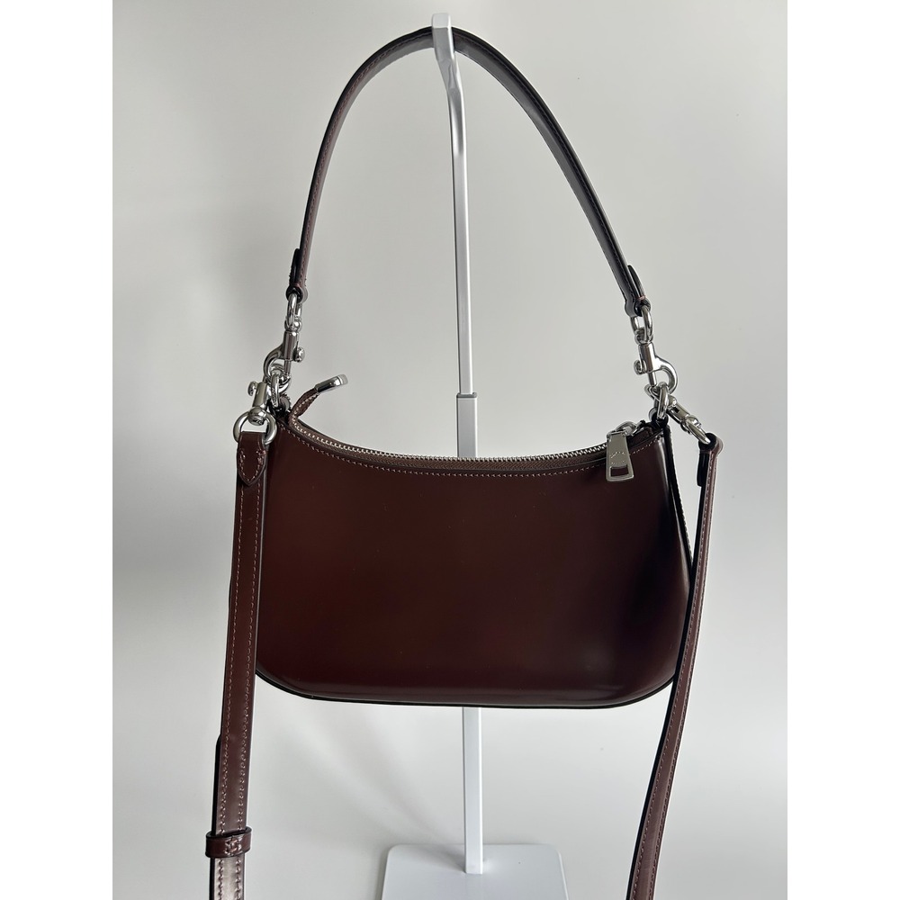 Coach Teri Maple Spazzolato Leather Shoulder Bag CV935 Excellent - Picture 2 of 11